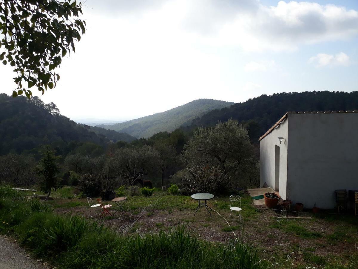 Ferienwohnung Maison De Campagne L'Etang Seillans Exterior foto